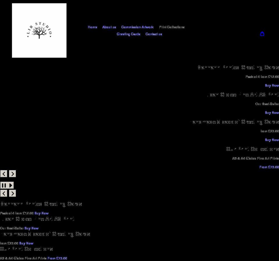 lir-studio.com shopify website screenshot