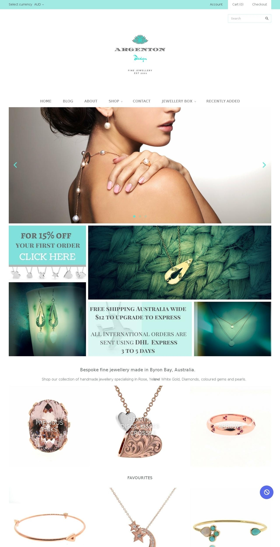 lisaargenton.com — Shopify storefront screenshot