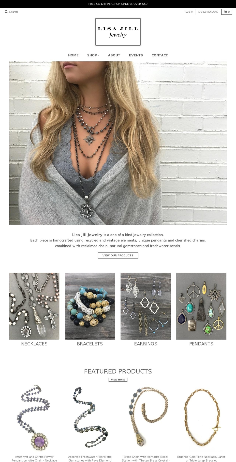 lisajilljewelry.com — Shopify store on .com