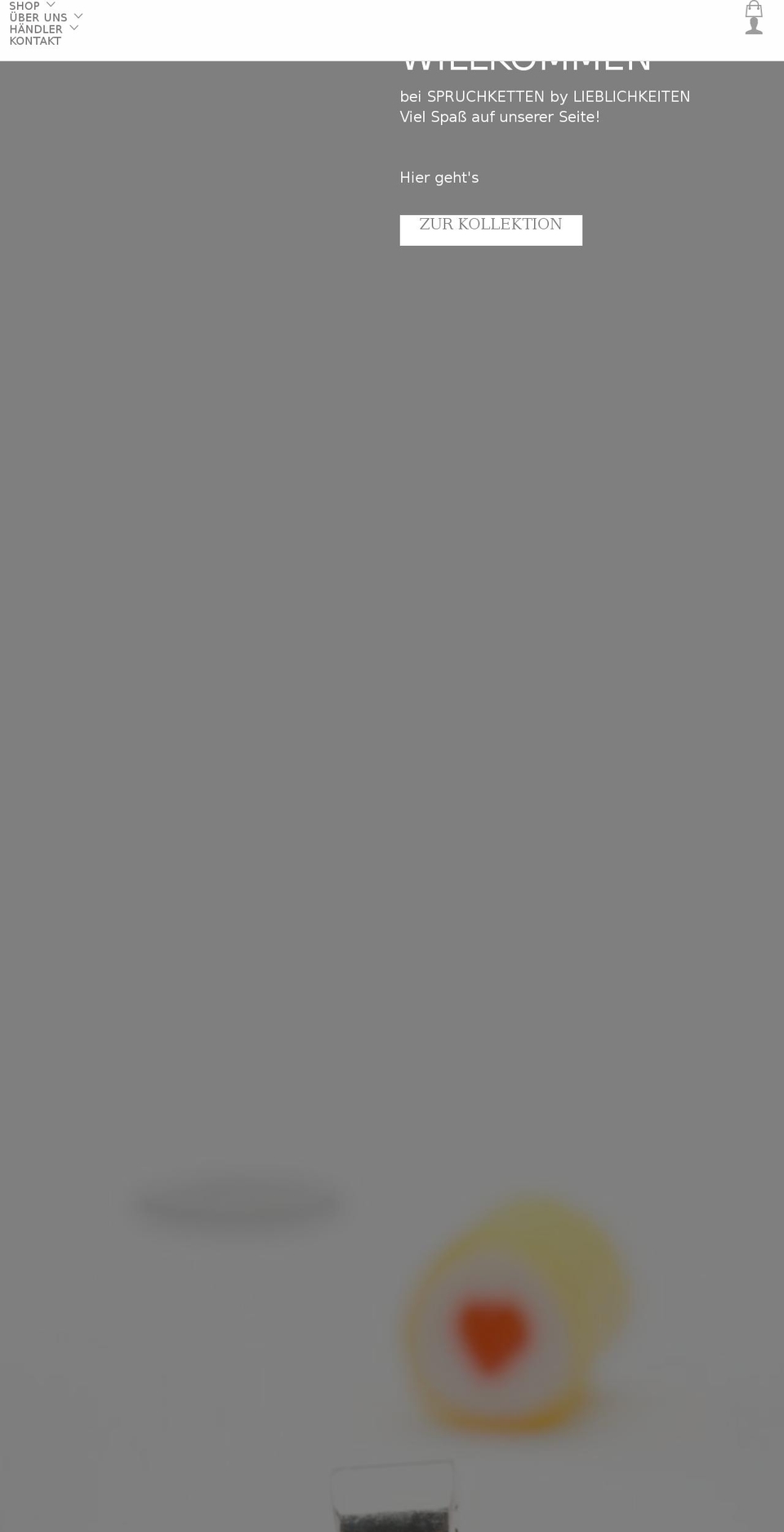 spruchketten Shopify theme site example lisajuen.com