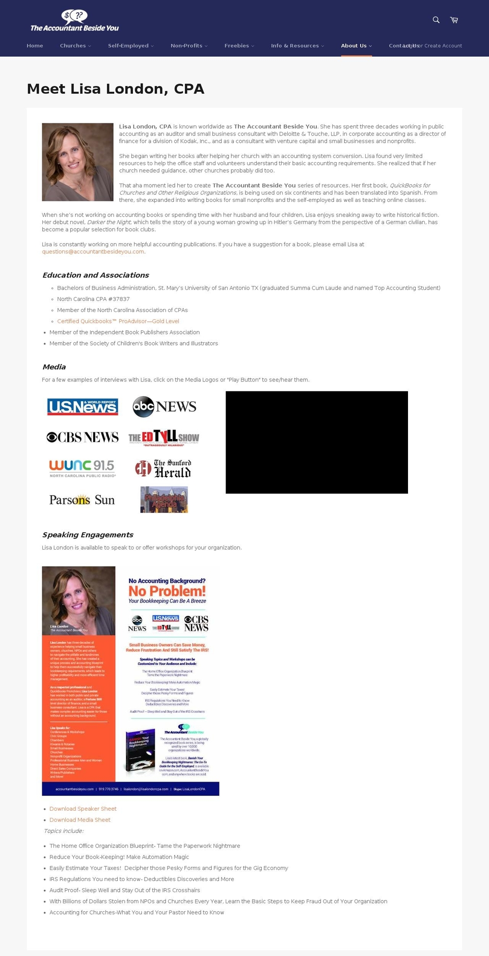 lisalondon.net shopify website screenshot