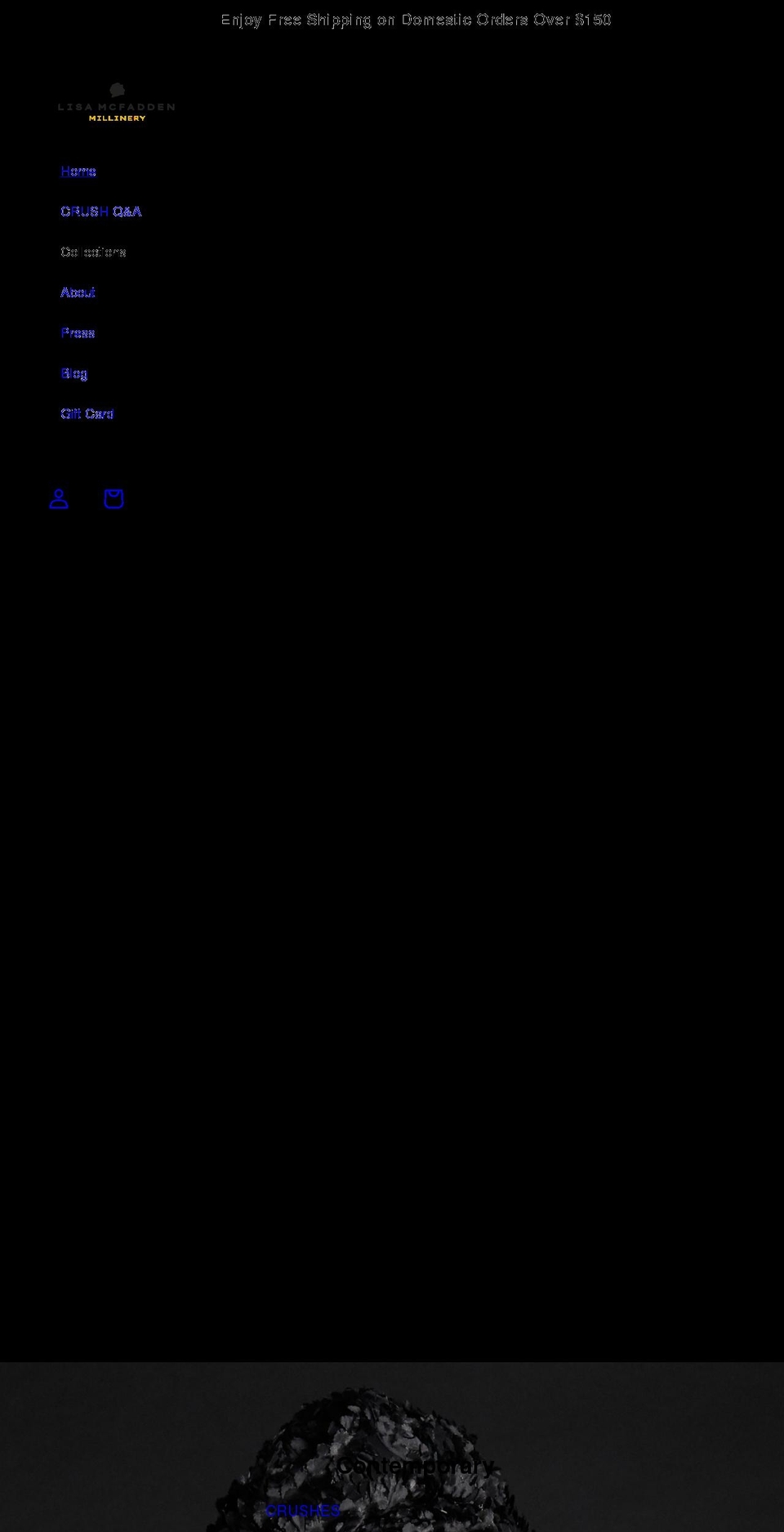 lisamcfadden.com shopify website screenshot