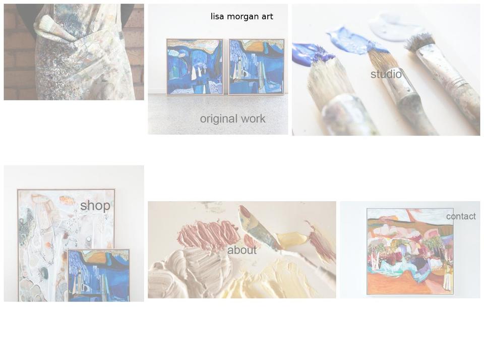 lisamorganart.com.au shopify website screenshot