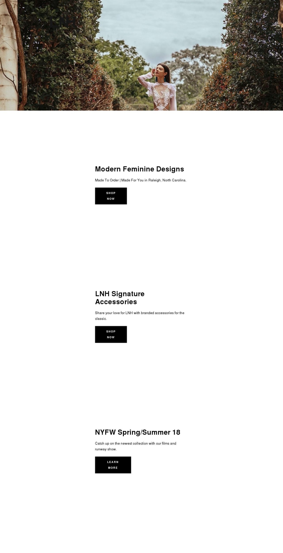 lisanhoangofficial.com — Shopify storefront screenshot
