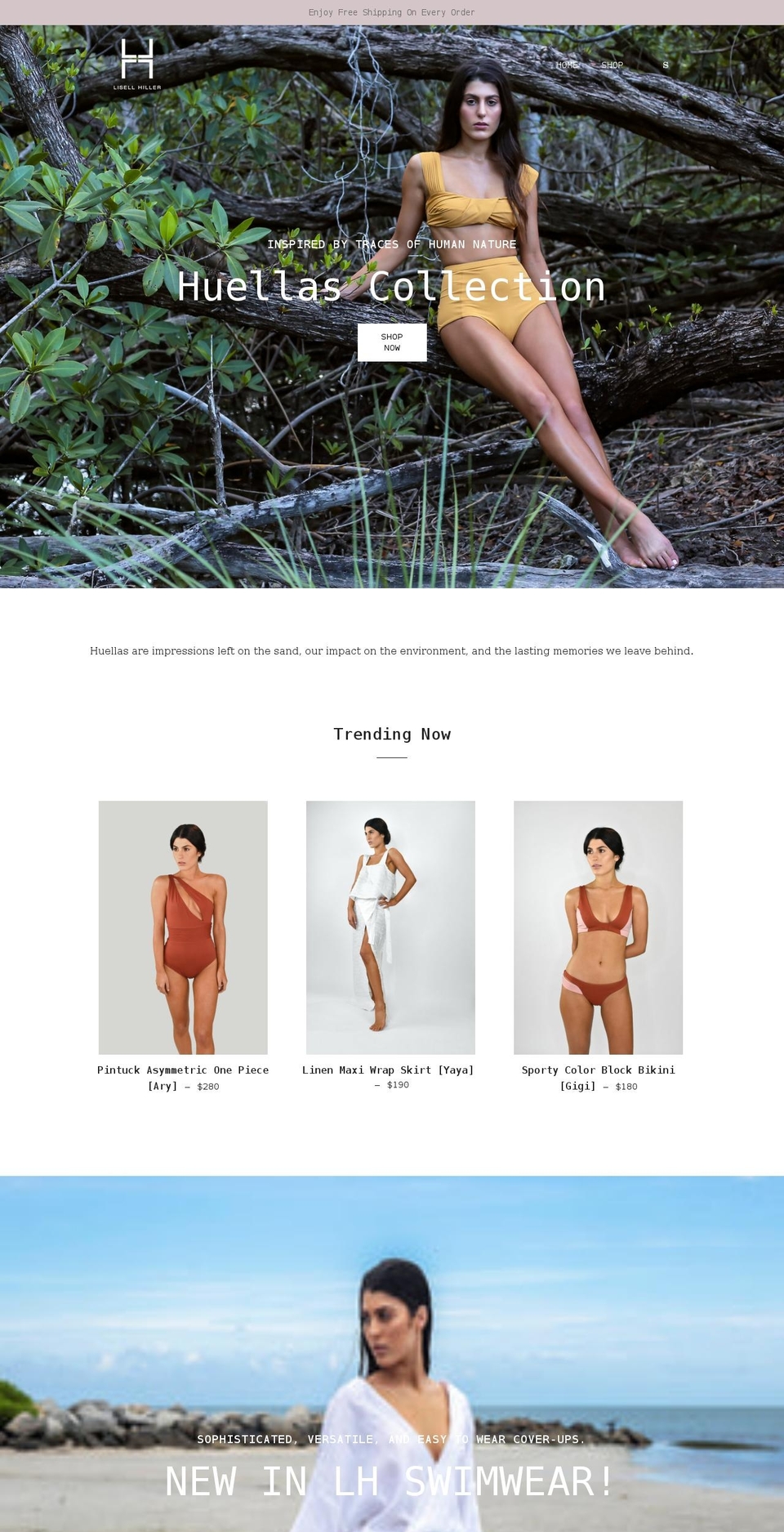 lisellhiller.com shopify website screenshot