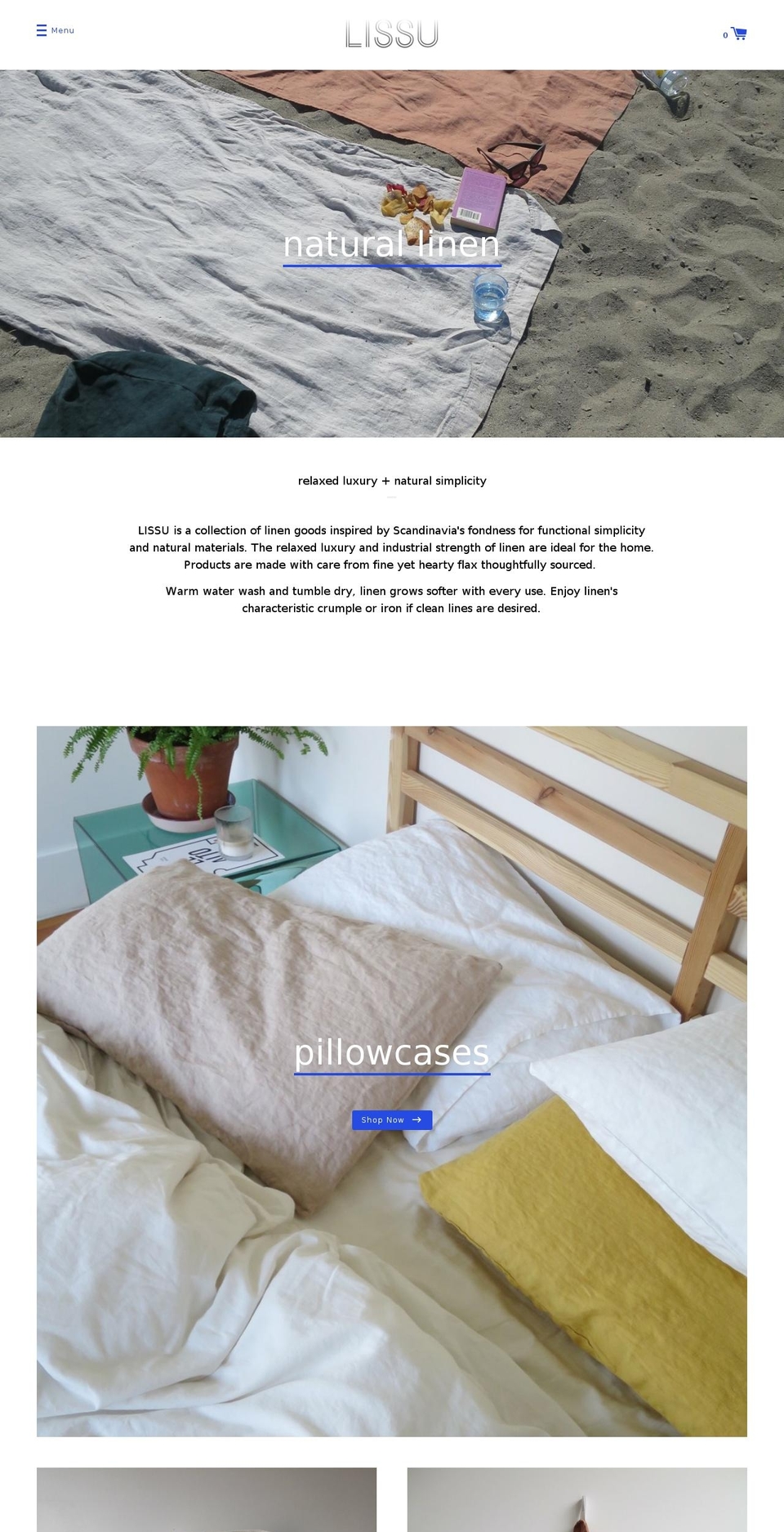 lissustudio.com — Shopify storefront screenshot