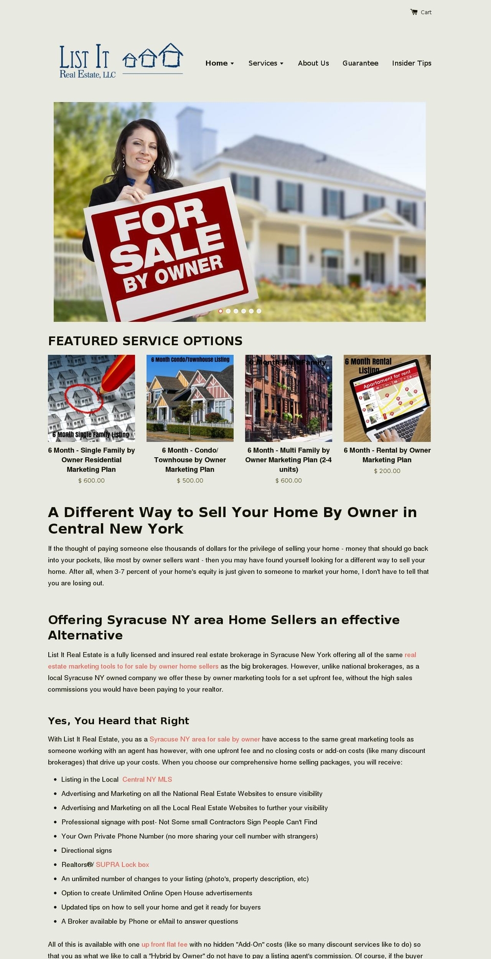 listitre.com shopify website screenshot