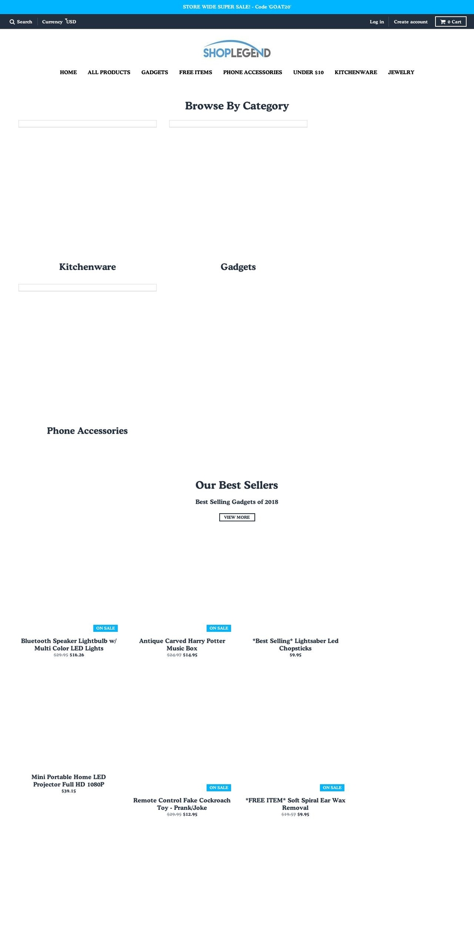 lit-accessories.com — Shopify storefront screenshot