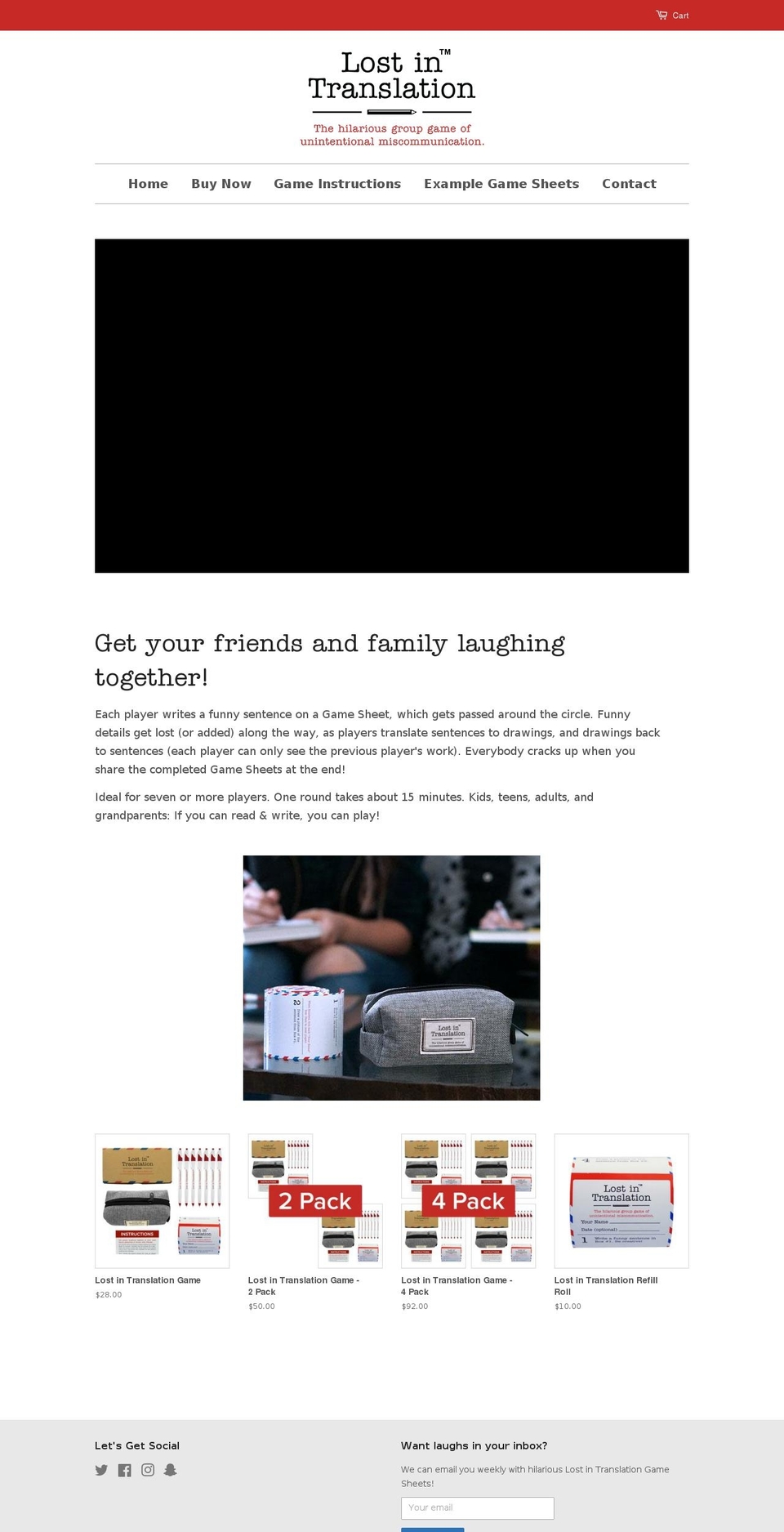 lit-game.com — Shopify storefront screenshot