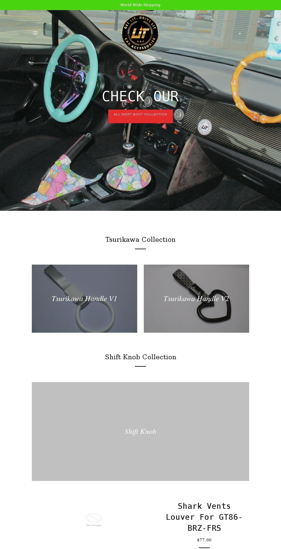 litautoshop.com — Shopify storefront screenshot