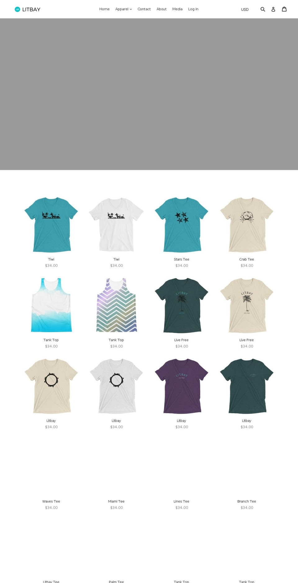 litbay.co shopify website screenshot