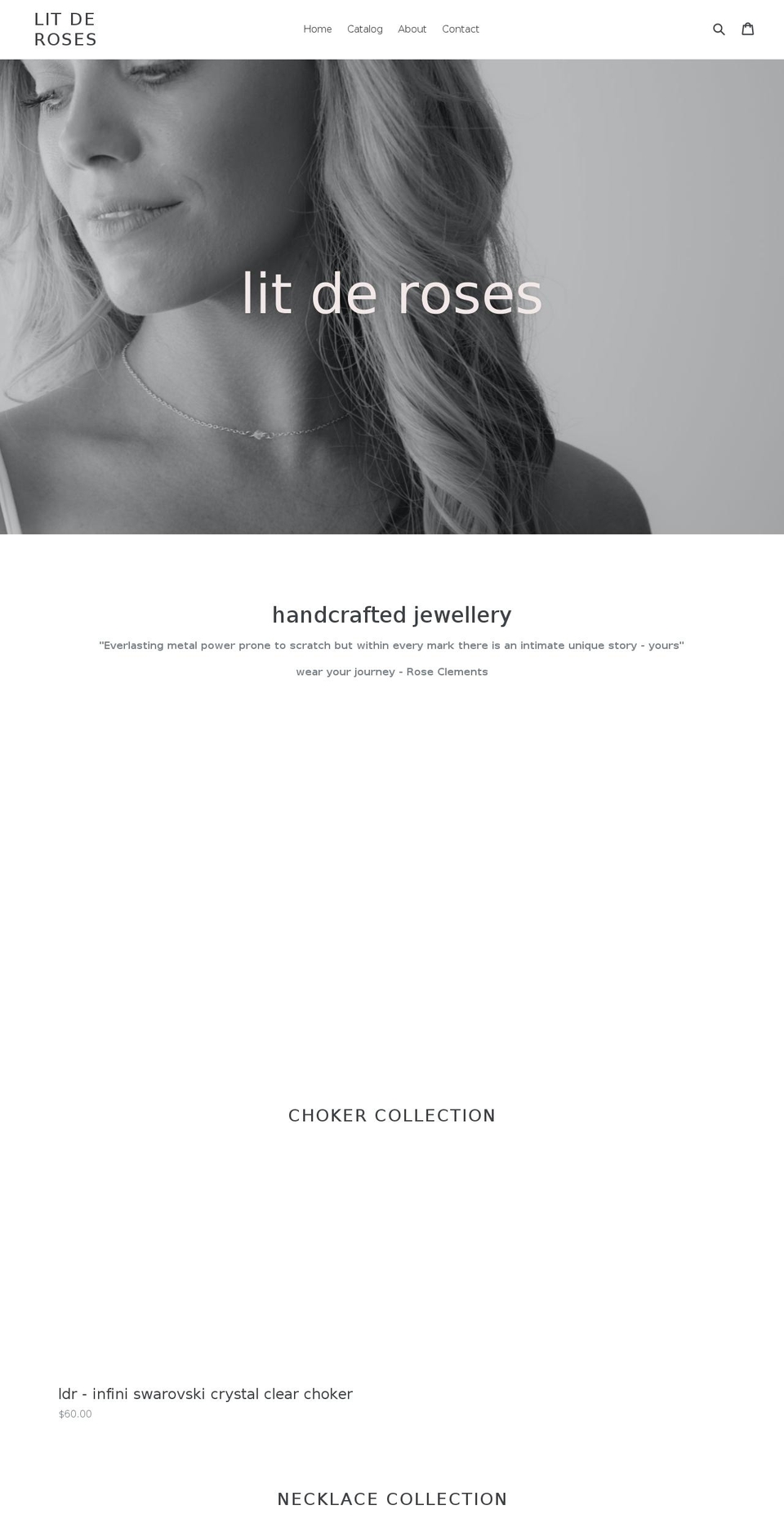 litderoses.com shopify website screenshot