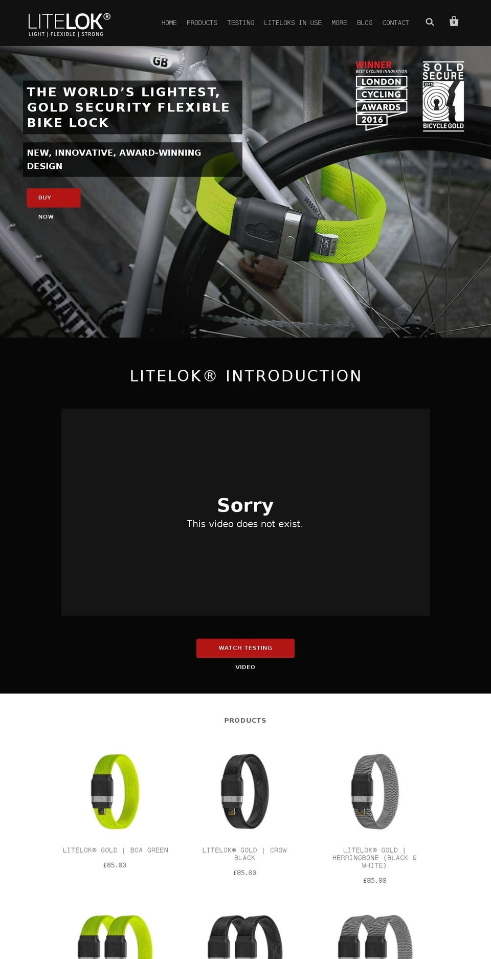 lite-lok.com shopify website screenshot