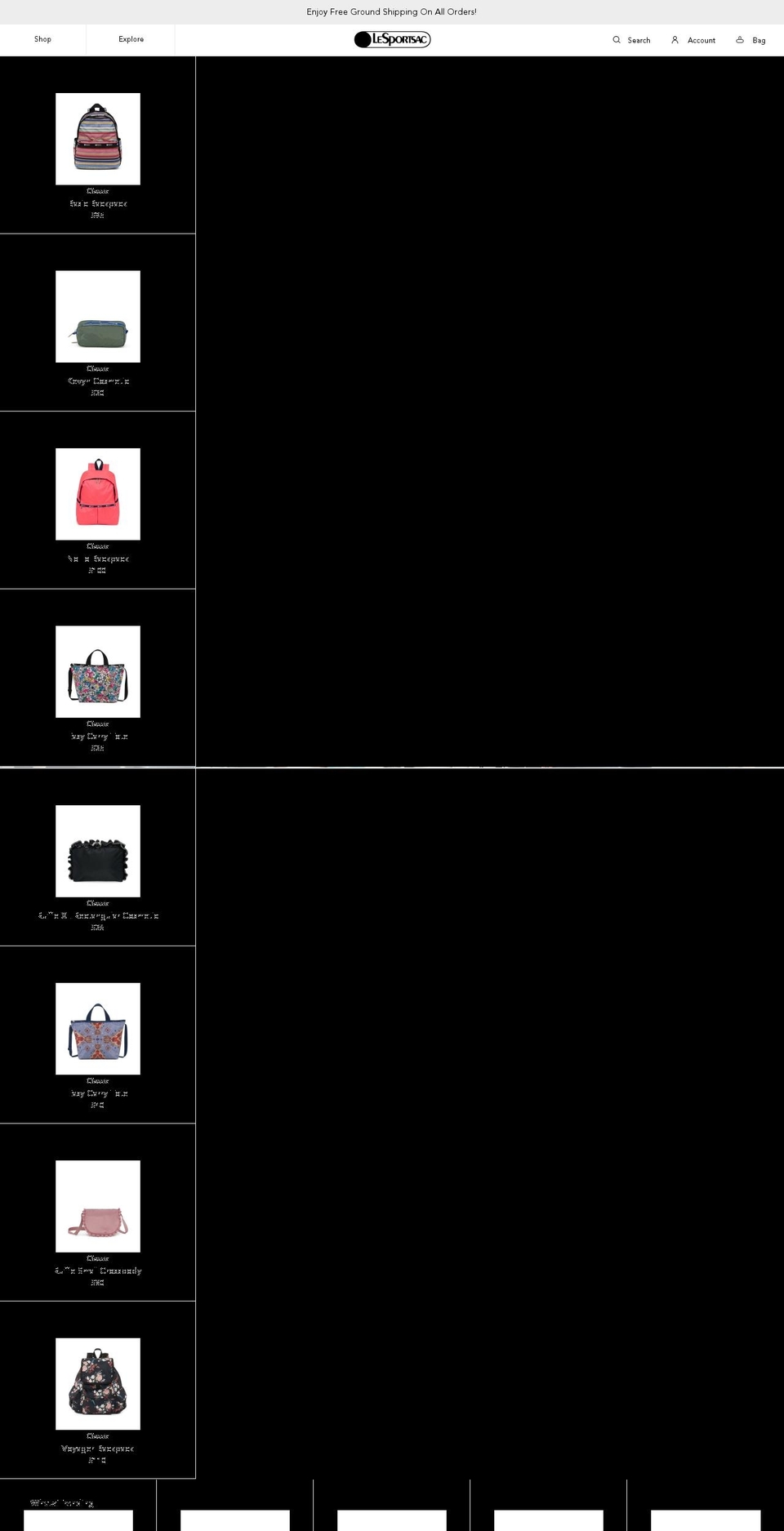 lite-sac.com — Shopify storefront screenshot