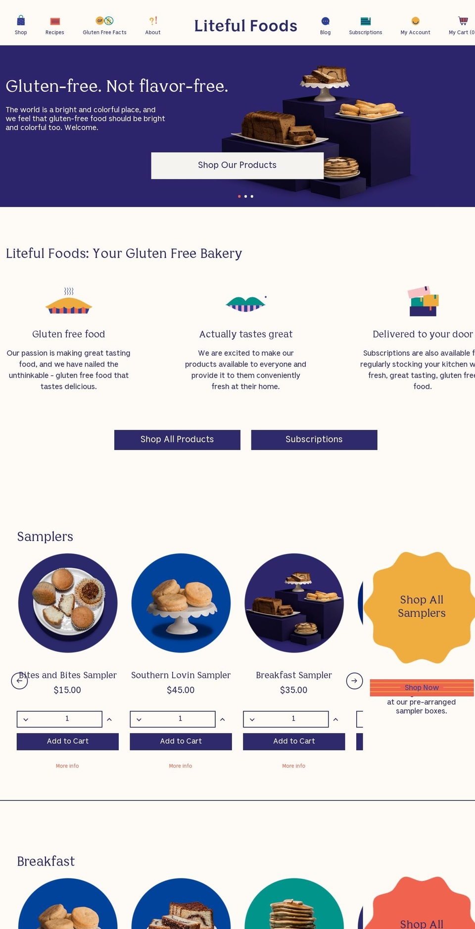 litefulfoods.com shopify website screenshot