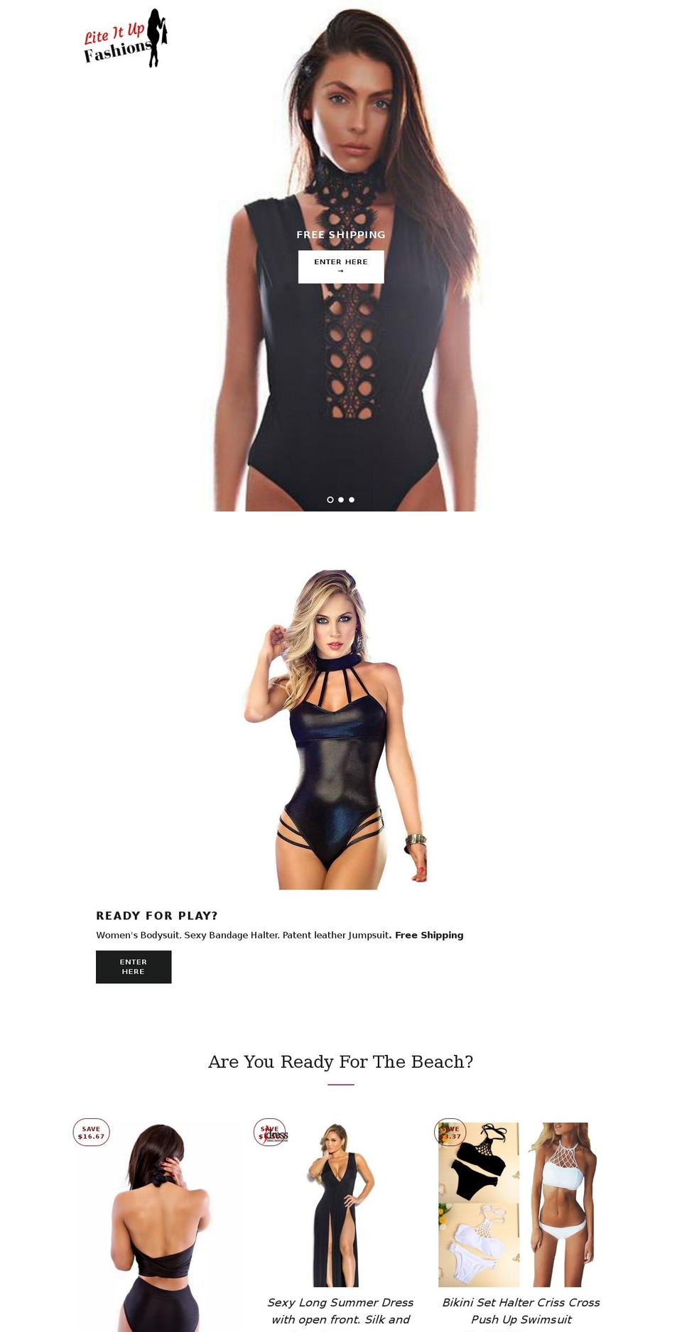 liteitupfashions.com — Shopify storefront screenshot