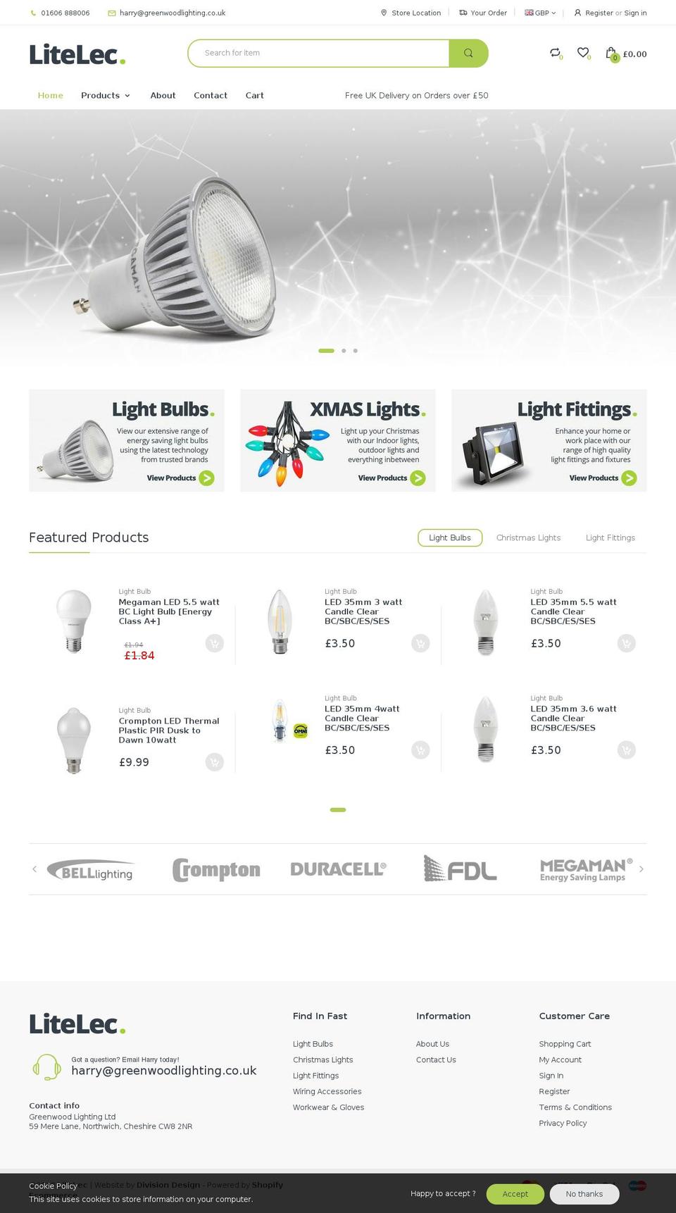 electro-v2-0-home-1 Shopify theme site example litelec.com