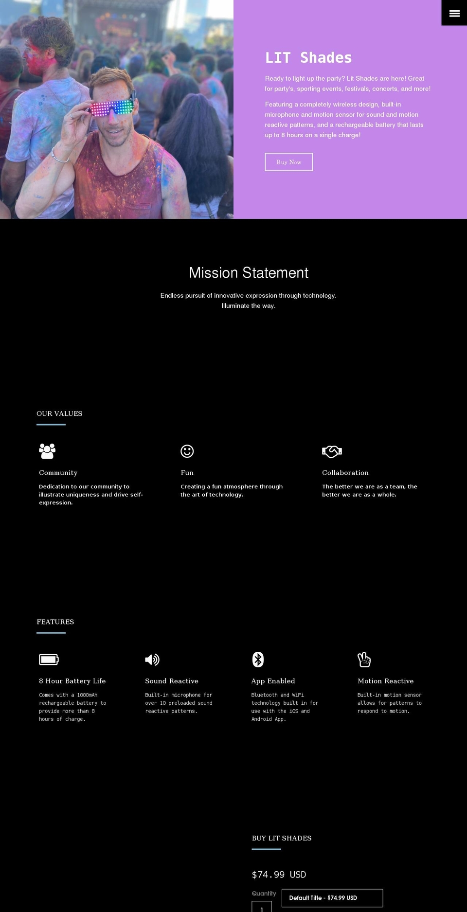 litelectronix.com shopify website screenshot