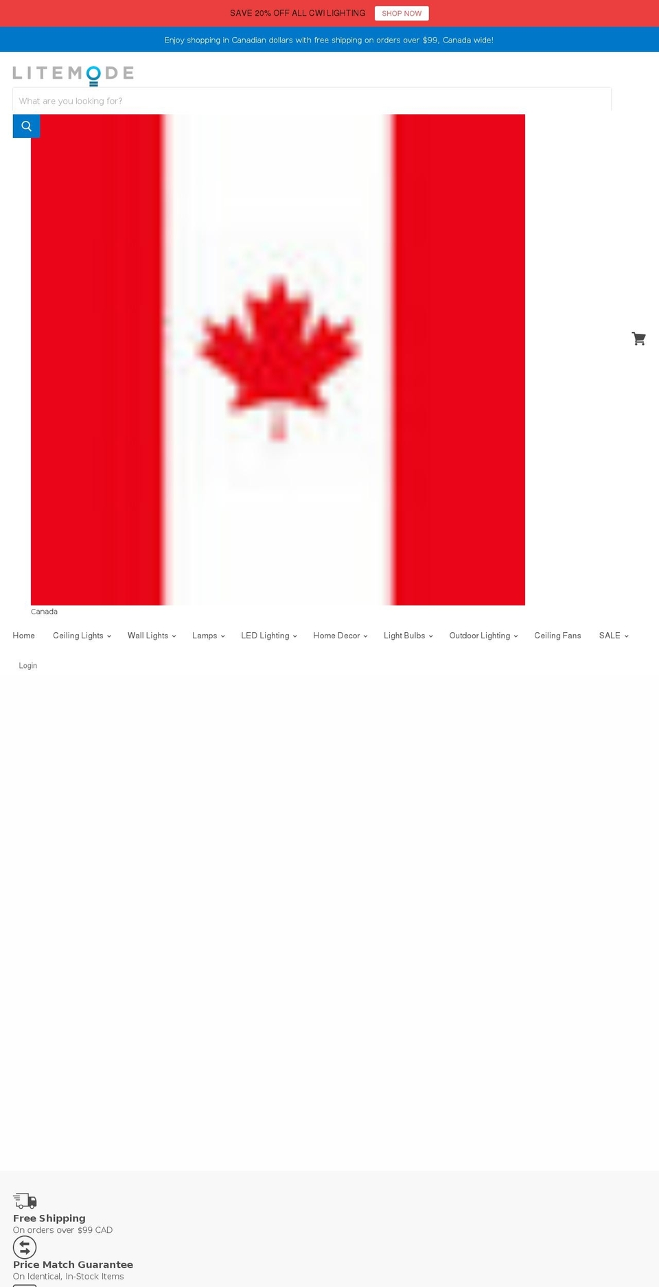 litemode.ca shopify website screenshot