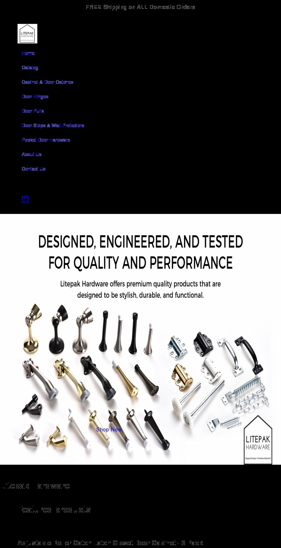 litepakhardware.com shopify website screenshot