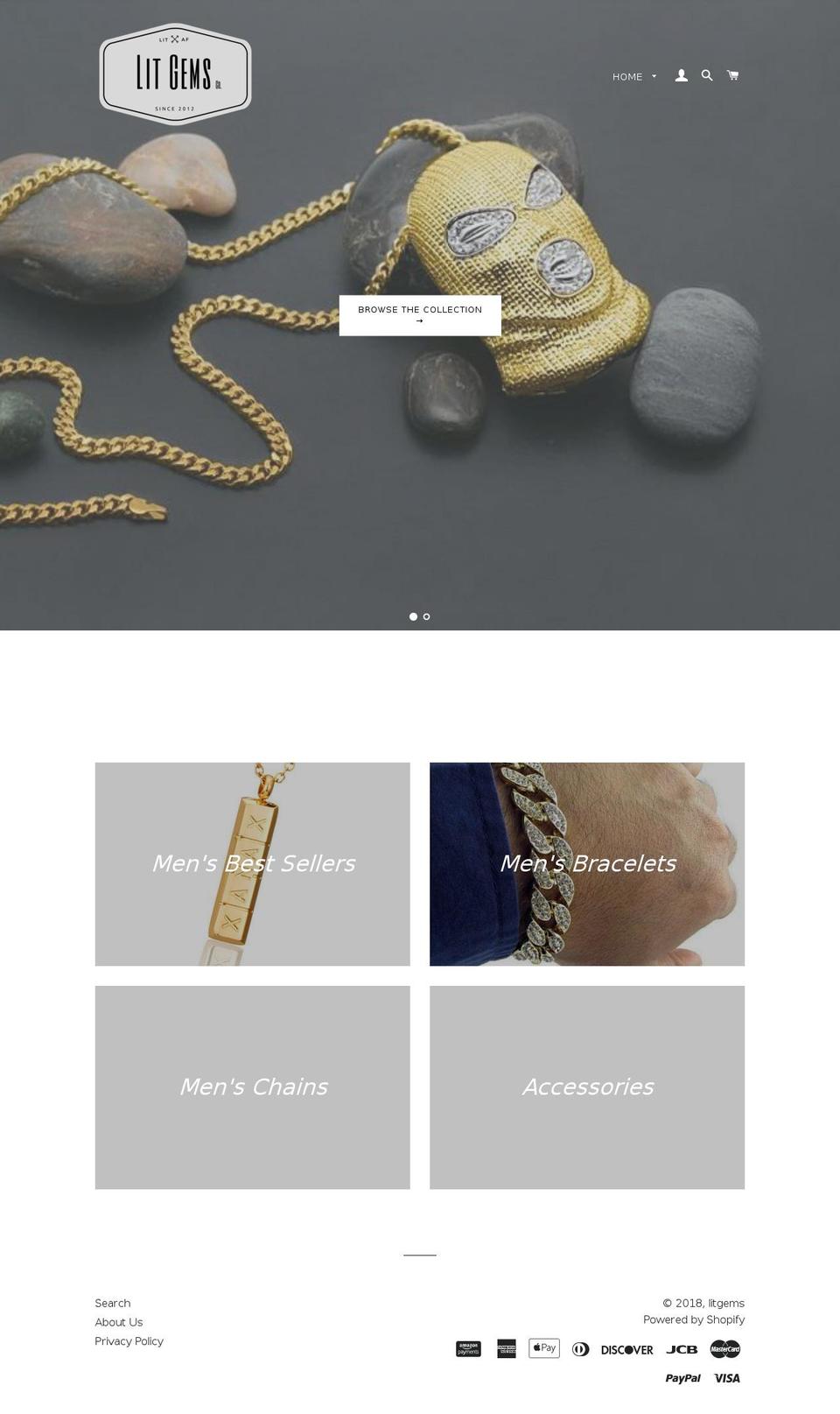 litgems.com — Shopify storefront screenshot