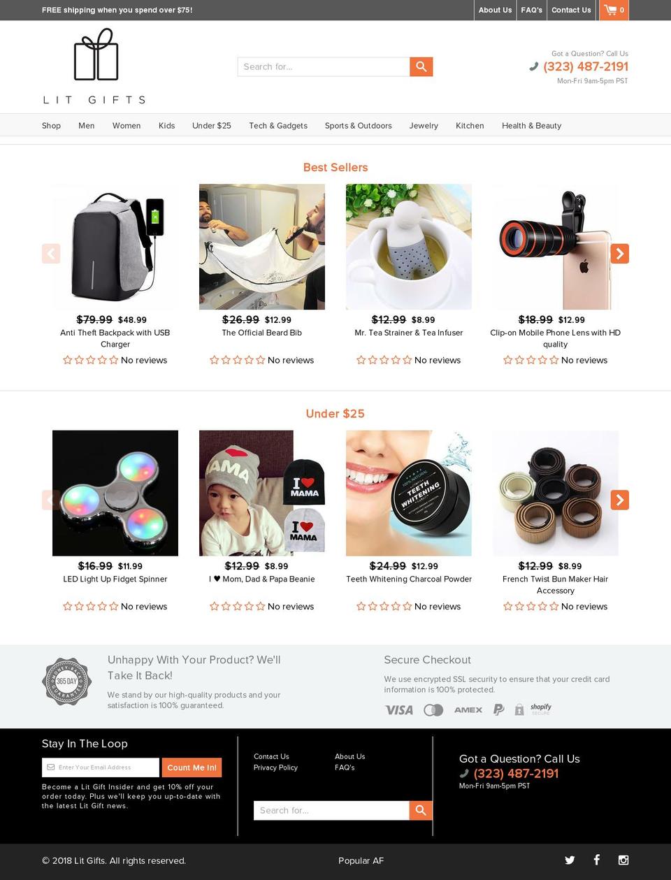 litgifts.com — Shopify storefront screenshot