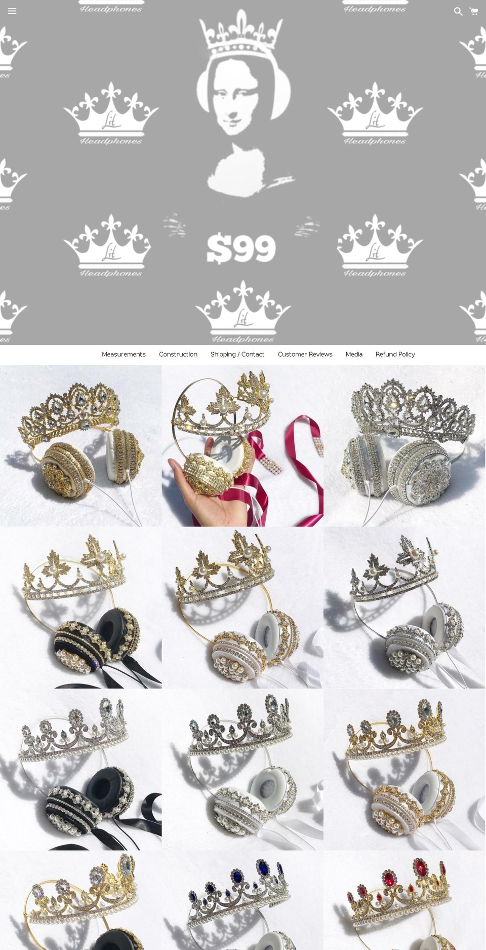 litheadphones.com — Shopify storefront screenshot
