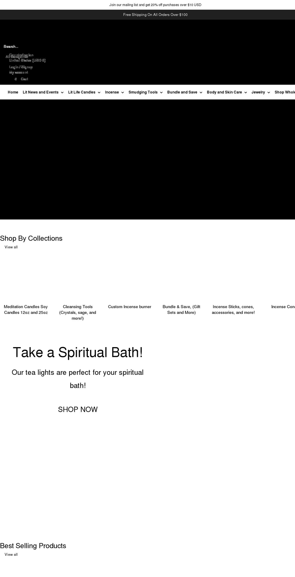 litlifecreations.com shopify website screenshot