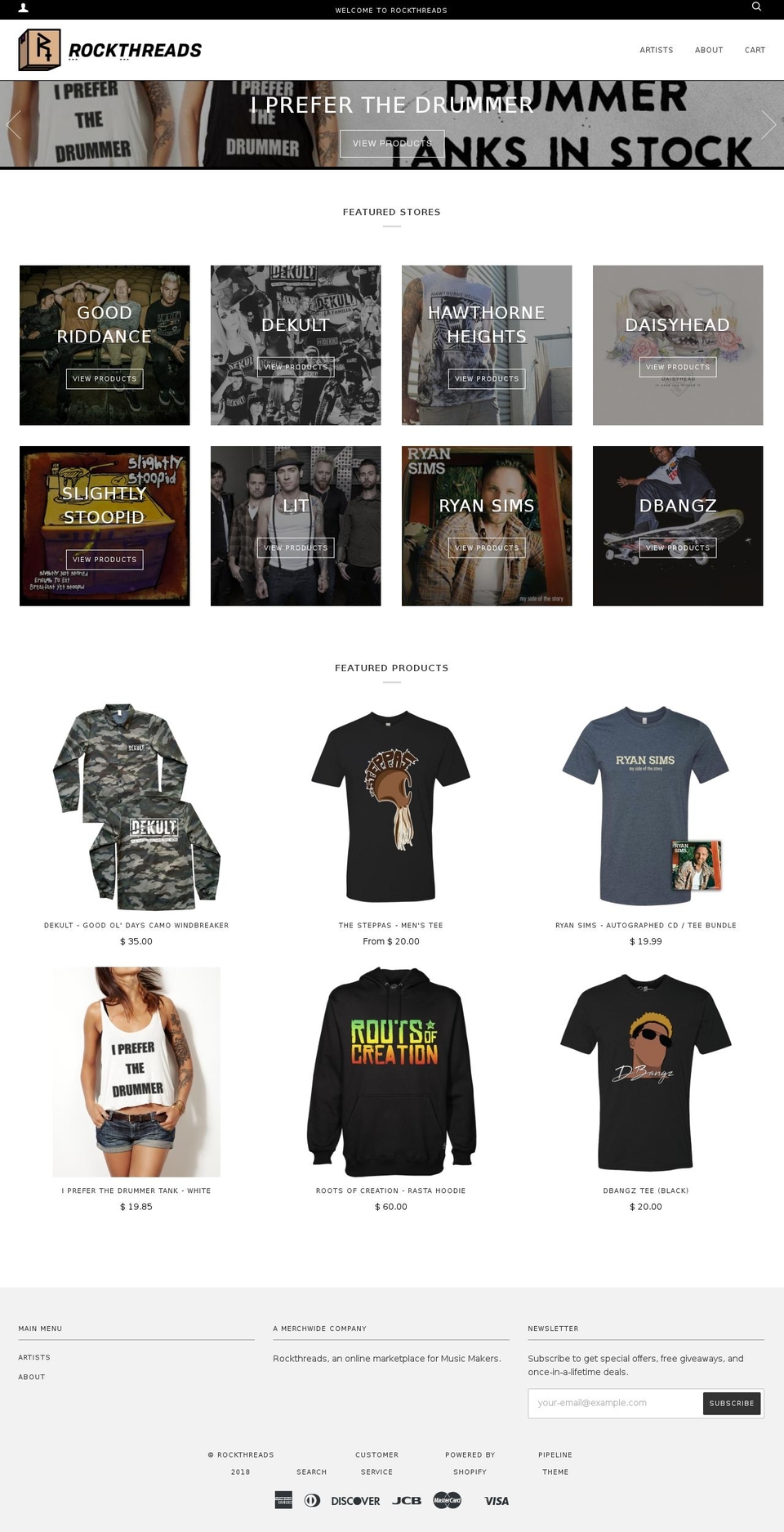 litmerch.com shopify website screenshot