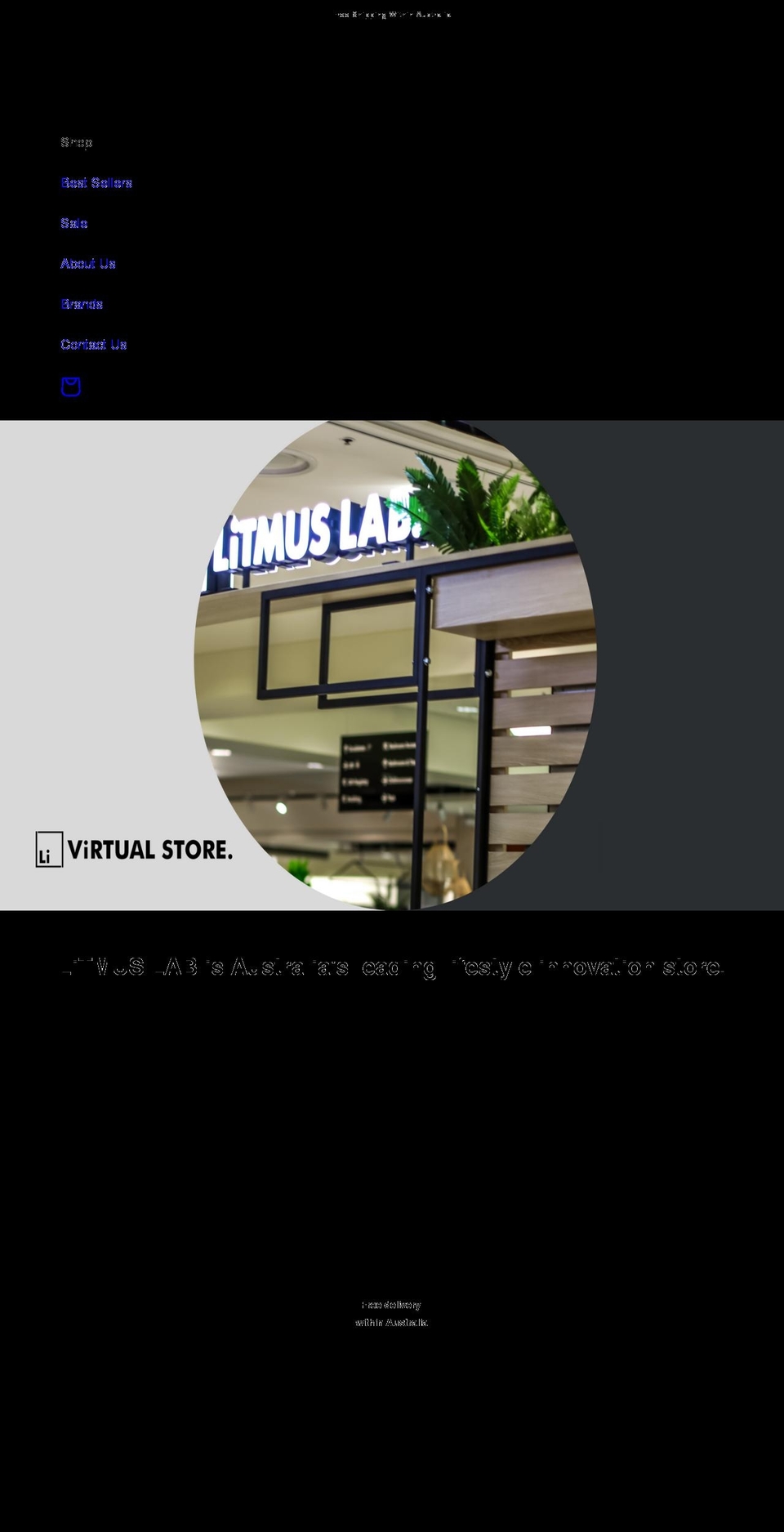 litmuslab.com.au shopify website screenshot