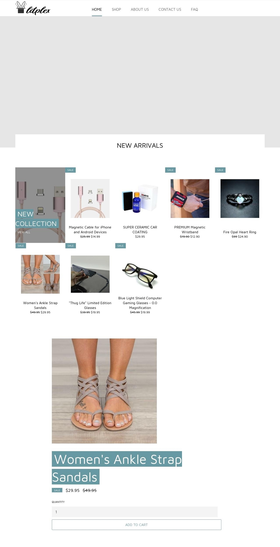litplex.com — Shopify storefront screenshot