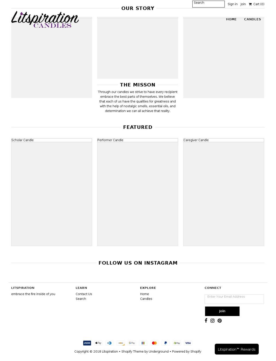 litsperation.com — Shopify storefront screenshot