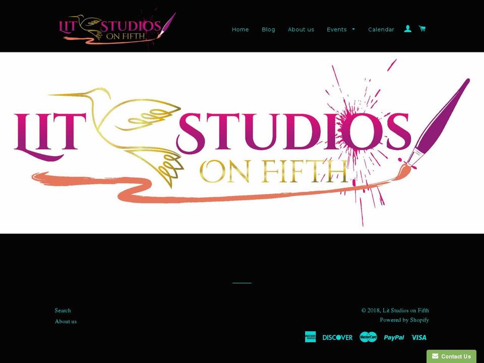 litstudioson5th.com shopify website screenshot