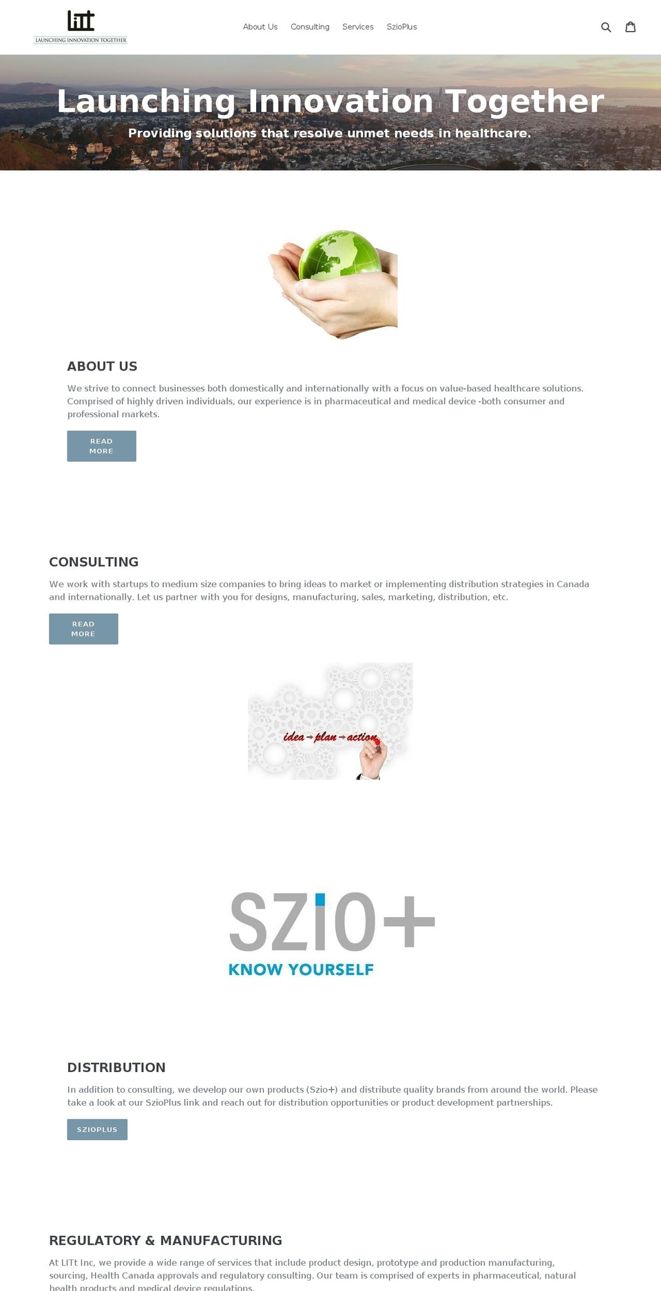 littinc.com — Shopify storefront screenshot