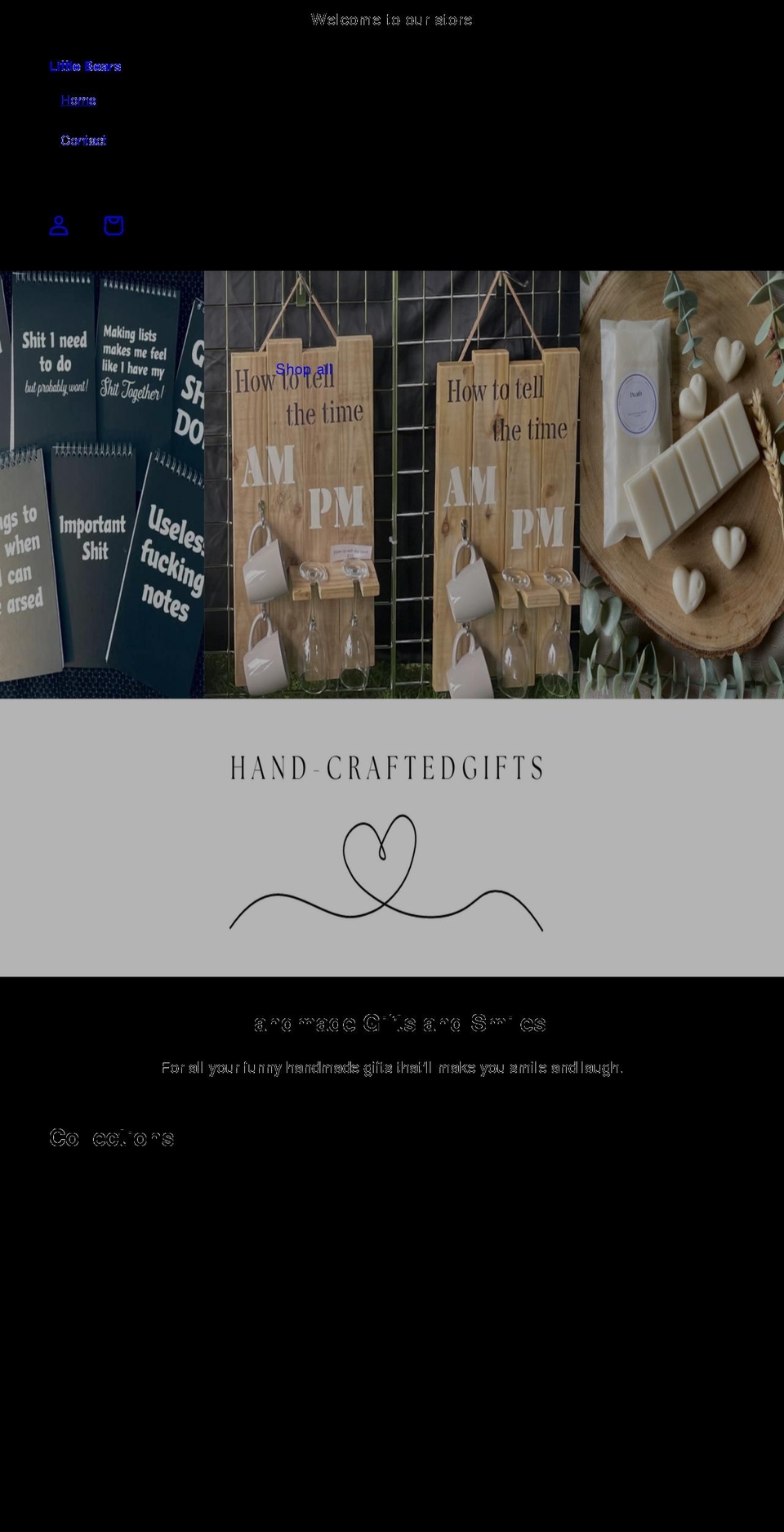little-bears.uk shopify website screenshot