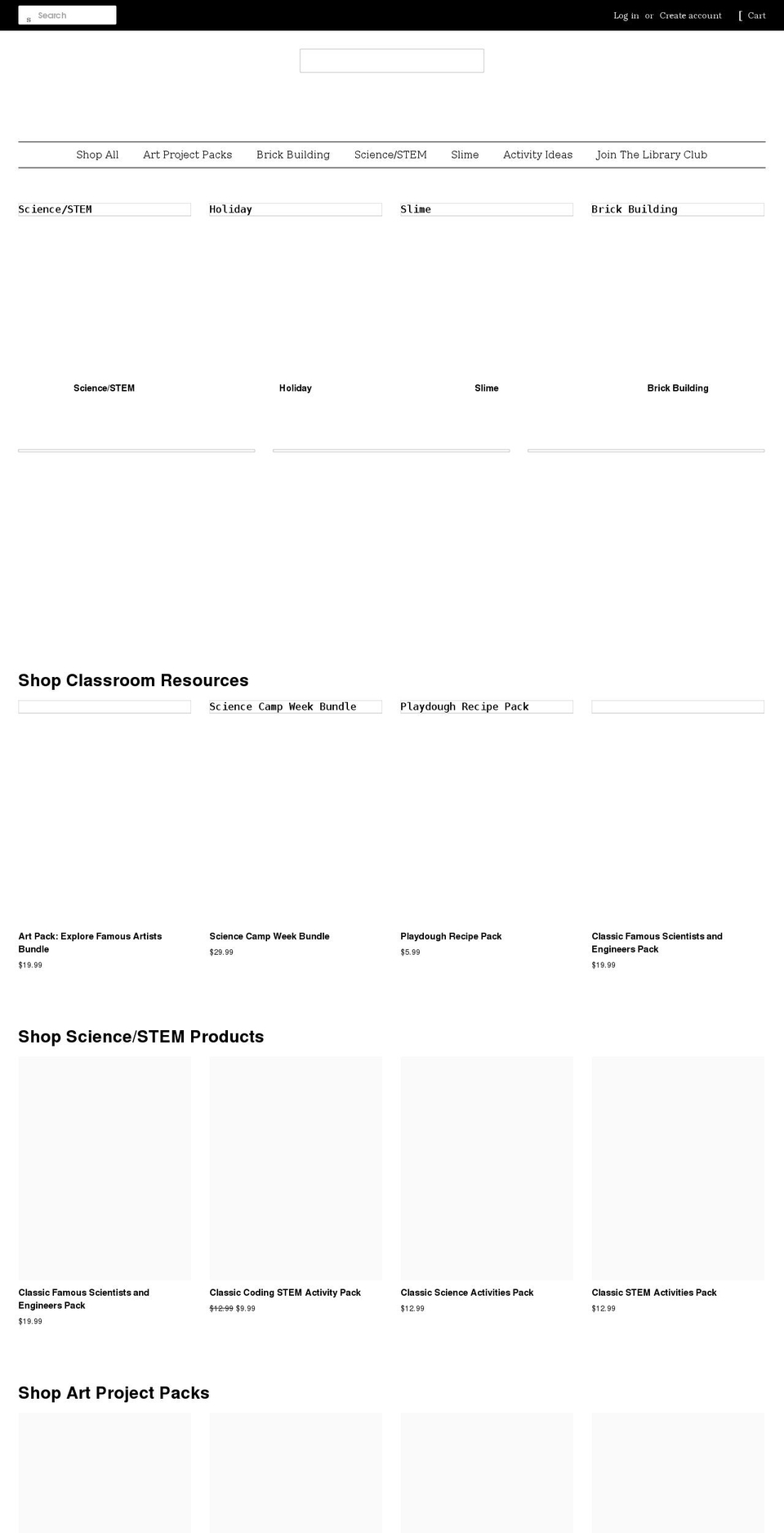 little-bins-for-little-hands.myshopify.com shopify website screenshot