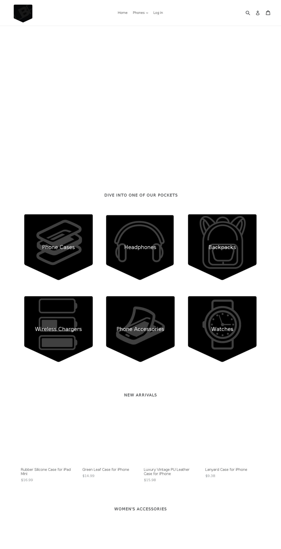 little-black-pocket.myshopify.com shopify website screenshot