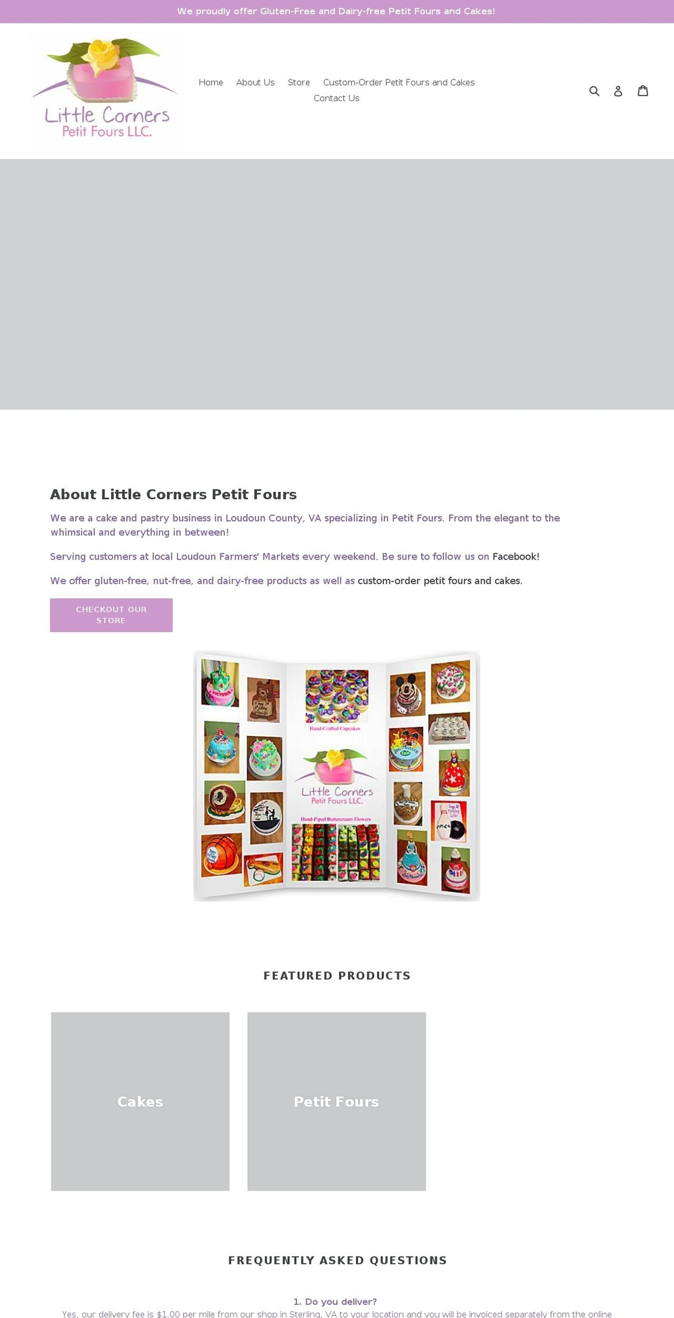 website Shopify theme site example little-corners.com