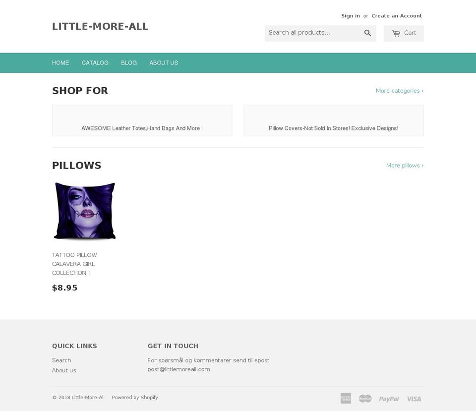 little-more-all.com — Shopify storefront screenshot
