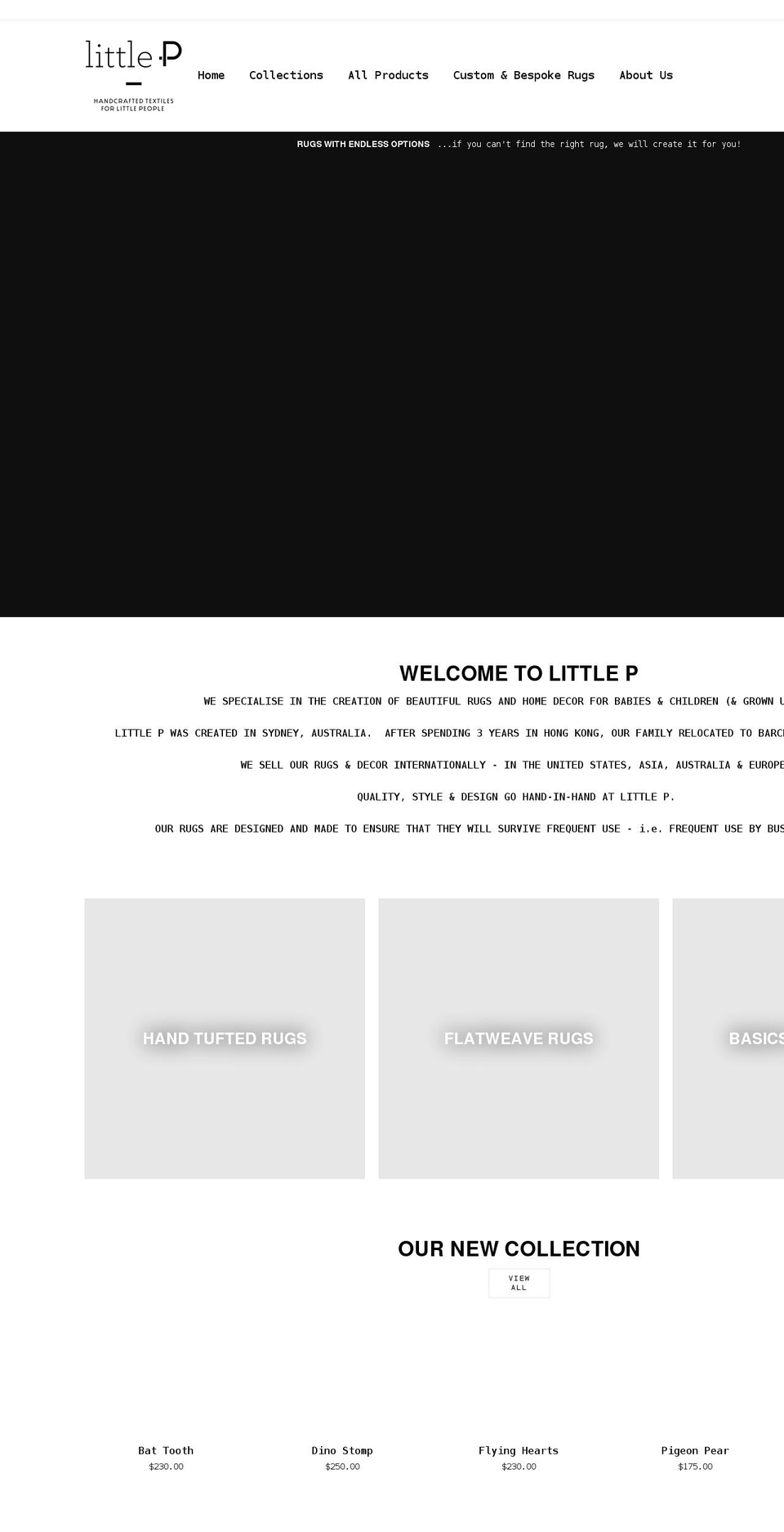little-p.com shopify website screenshot