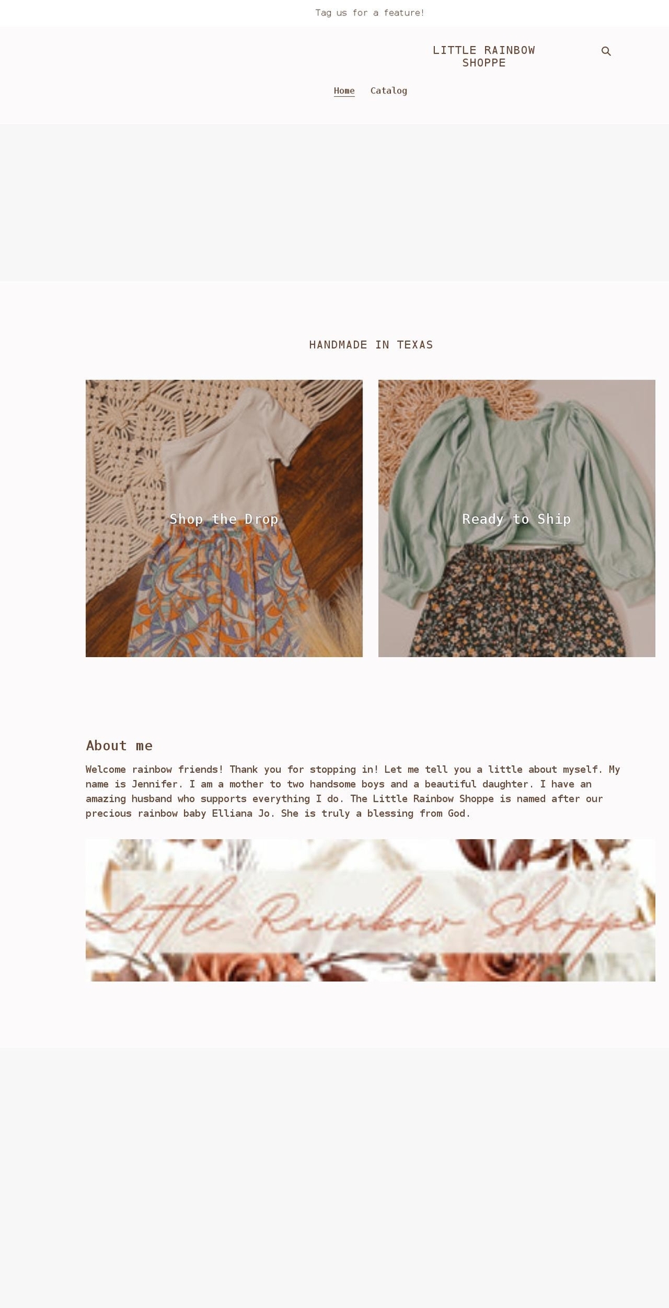 little-rainbow-shoppe.myshopify.com shopify website screenshot
