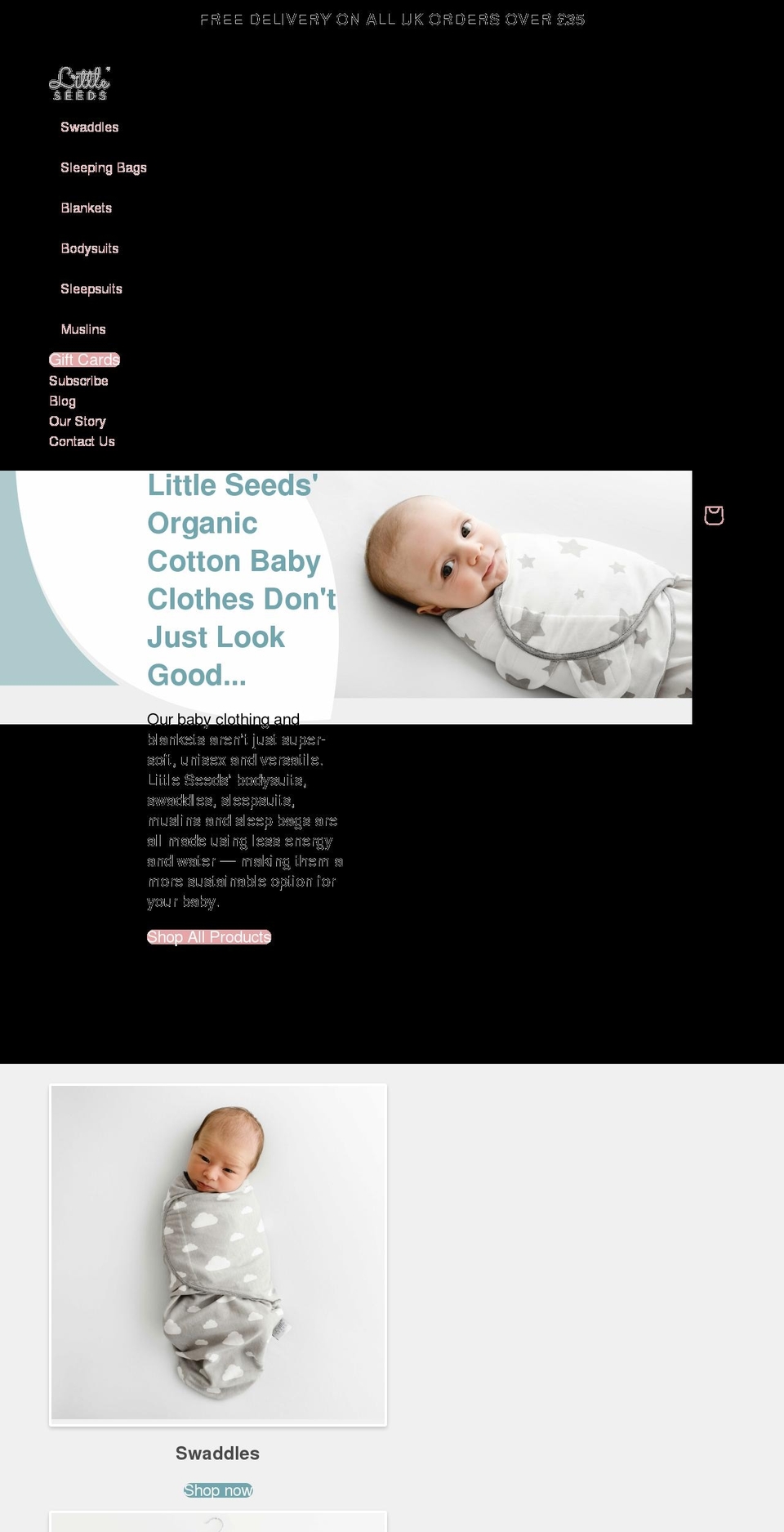 little-seeds.co.uk shopify website screenshot