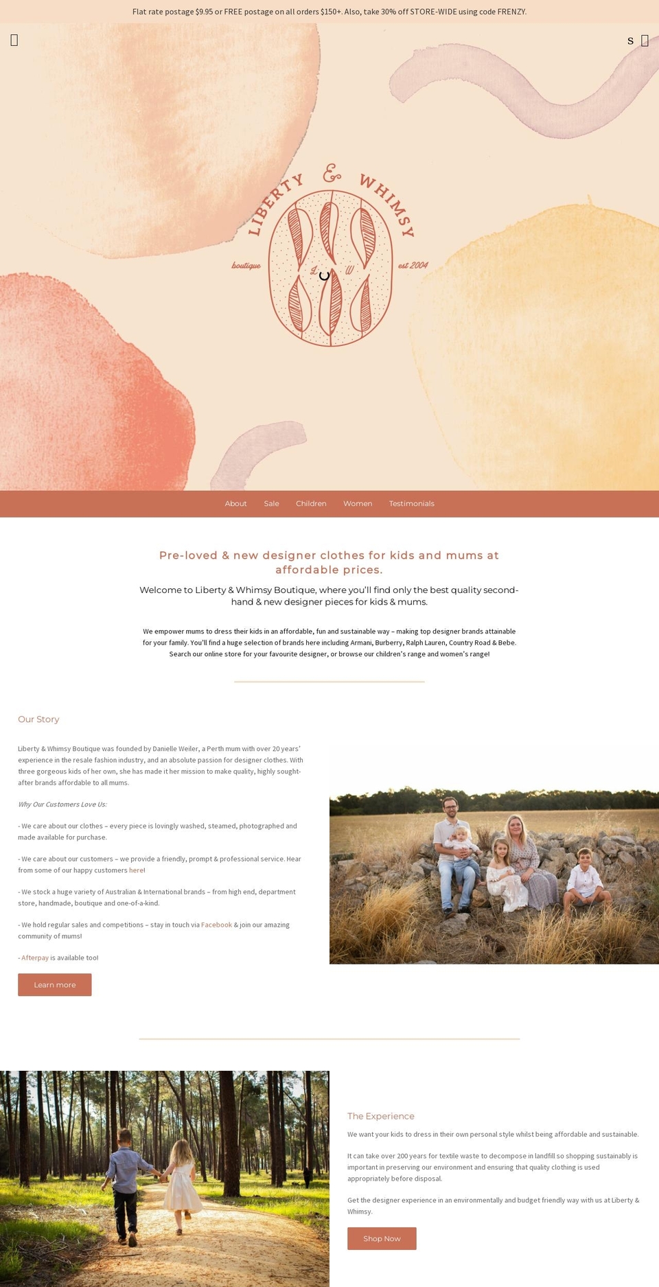 little-treasures-perth.com — Shopify storefront screenshot