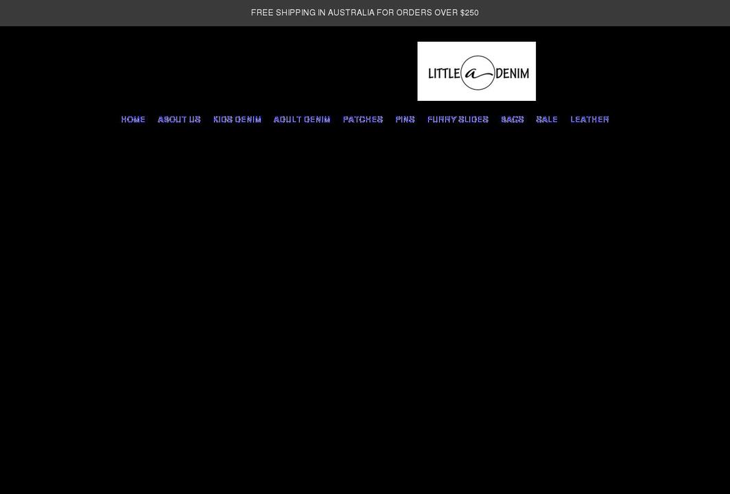 littleadenim.com shopify website screenshot