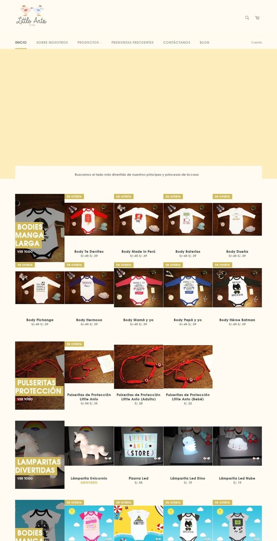 littleanto.com — Shopify storefront screenshot
