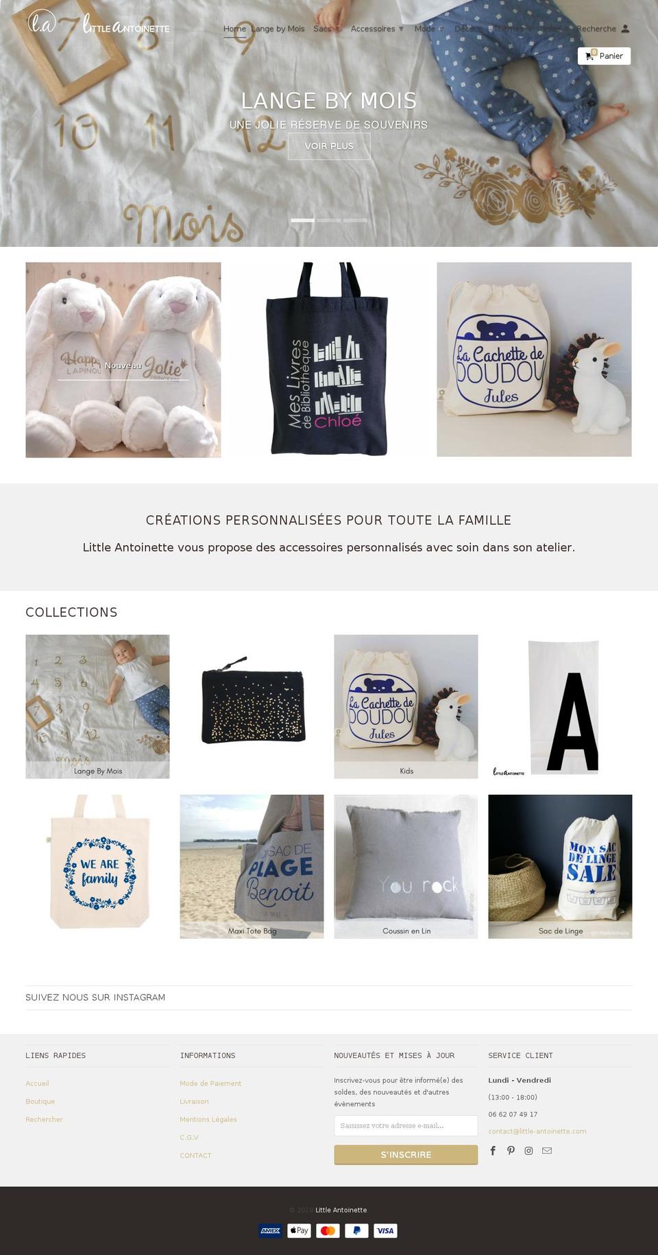 littleantoinette.com — Shopify storefront screenshot