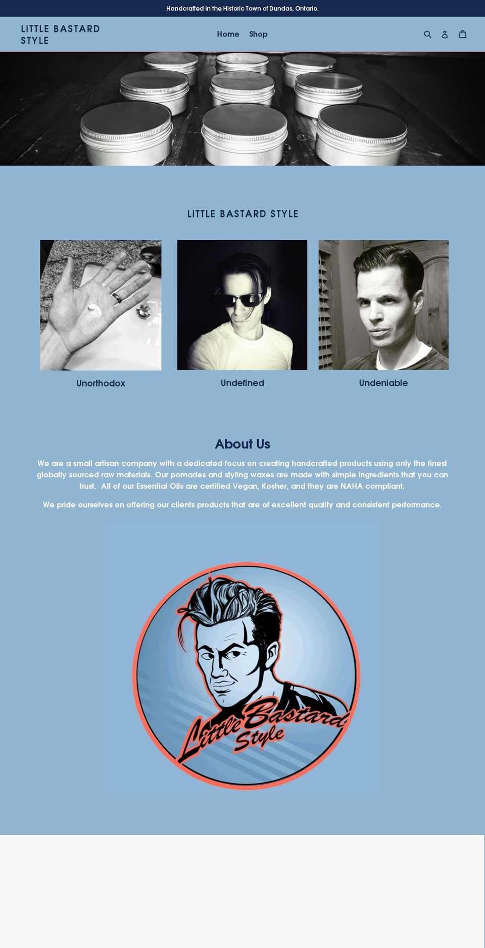 littlebastardstyle.com — Shopify storefront screenshot