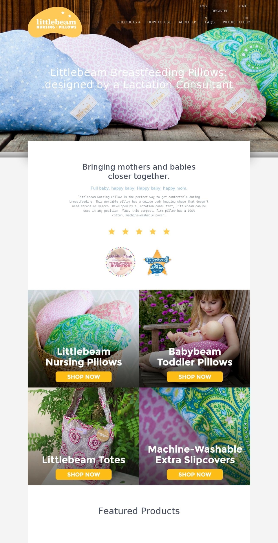 littlebeam.com shopify website screenshot