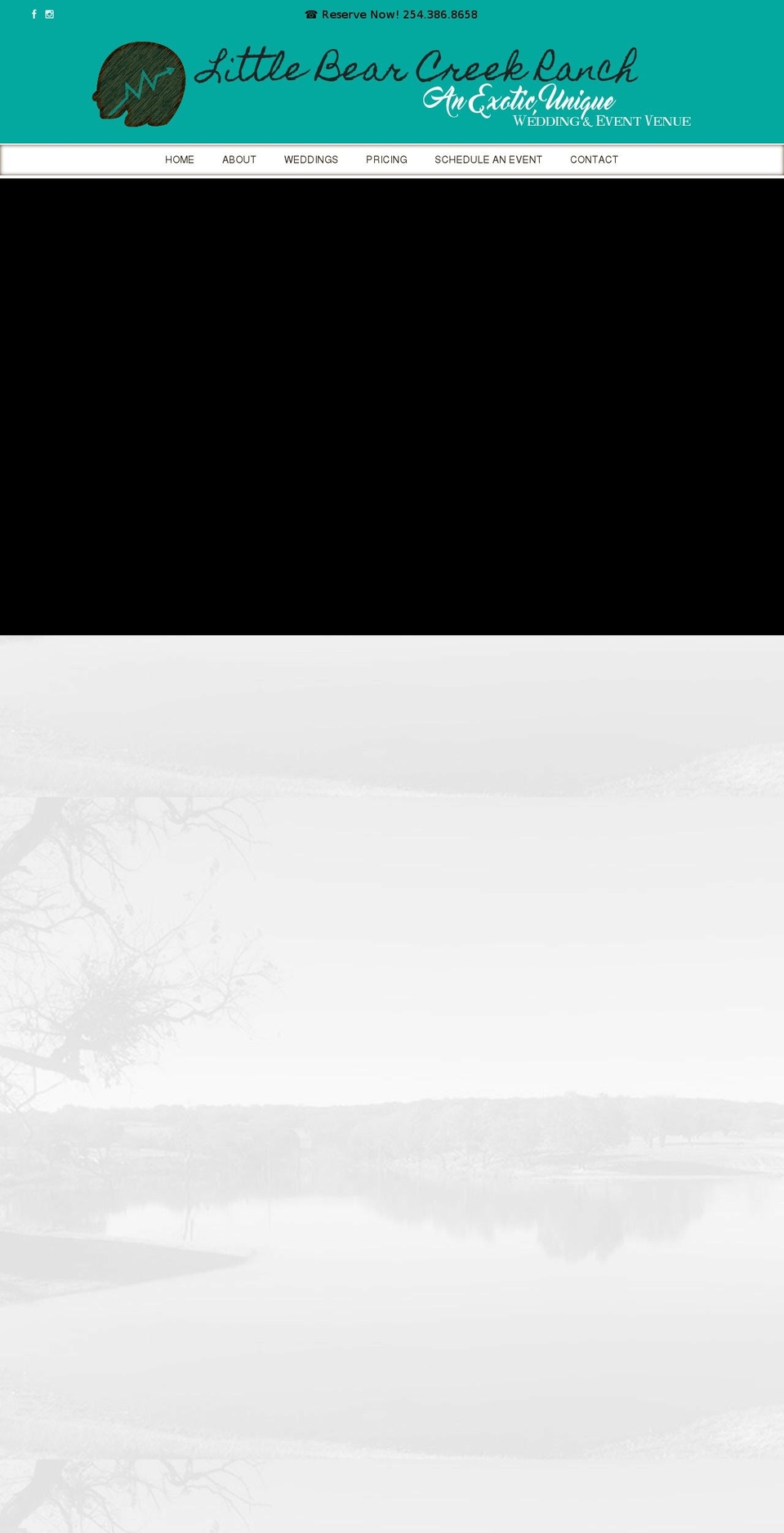 littlebearcreekweddings.com — Shopify storefront screenshot