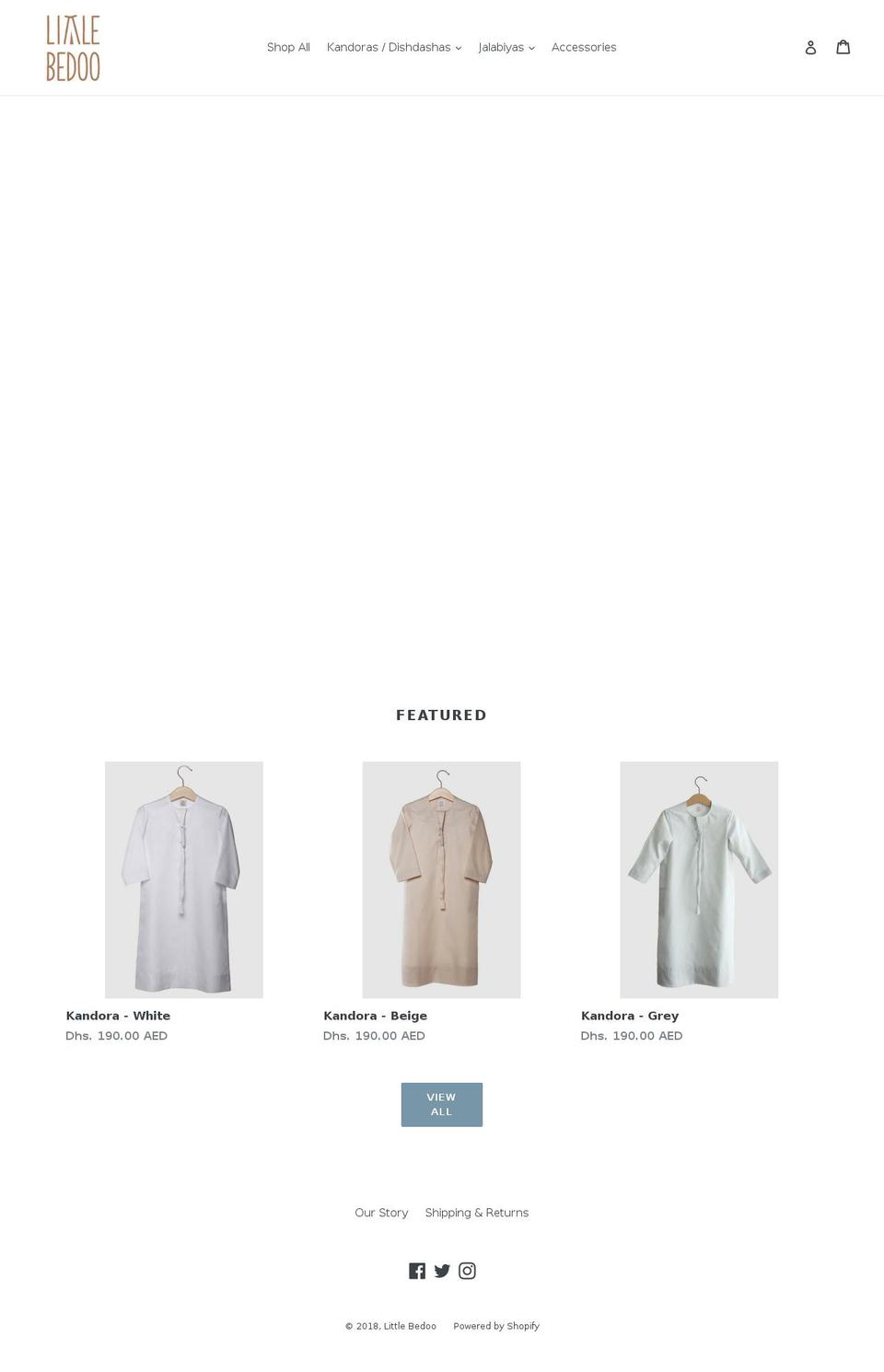 littlebedoo.com — Shopify storefront screenshot